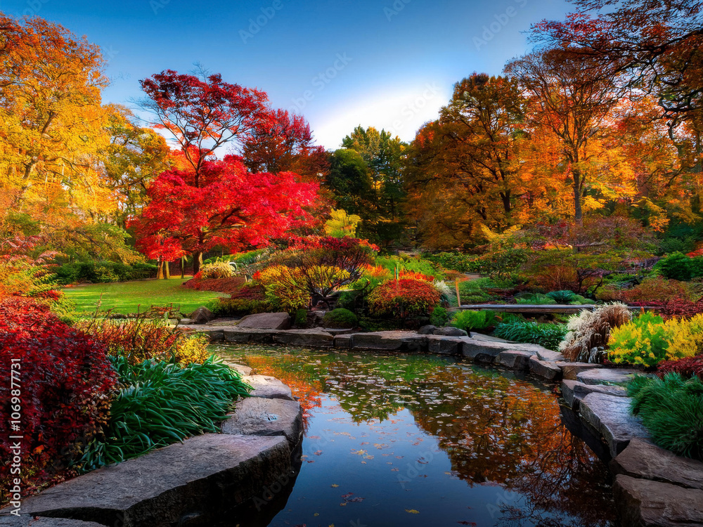 Obraz premium autumn in the park