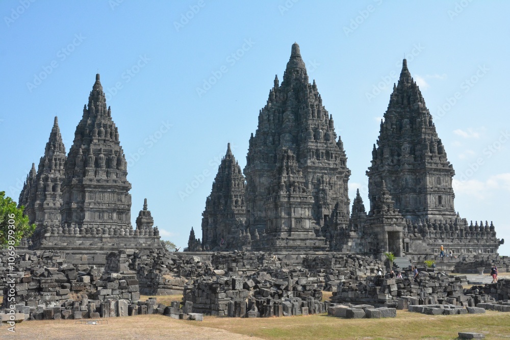 Fototapeta premium プランバナン寺院の風景