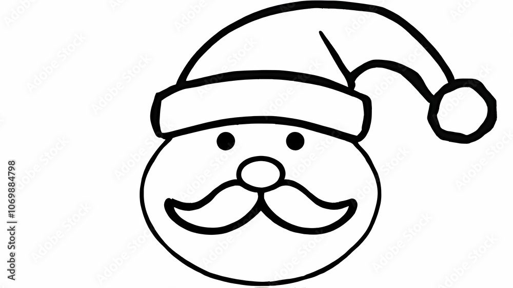 santa claus with a beard santa claus with a beard
