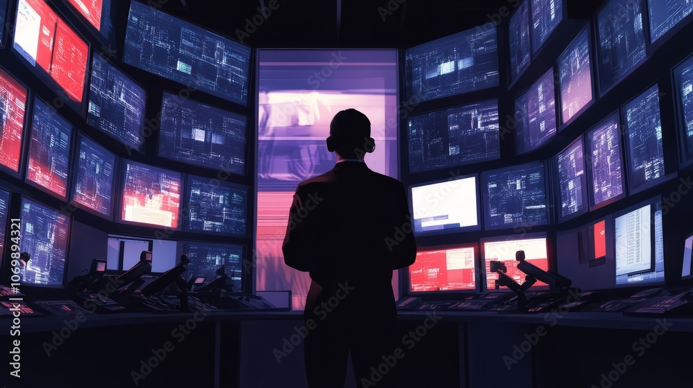 silhouette of a person monitor silhouette of a person monitor