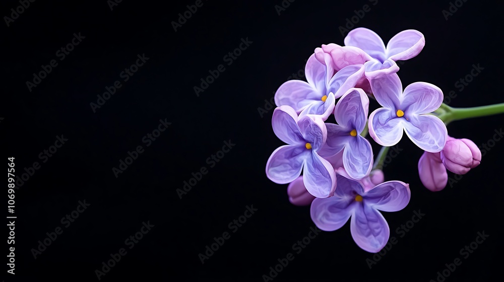 A purple flower is the main focus of the image A purple flower is the main focus of the image