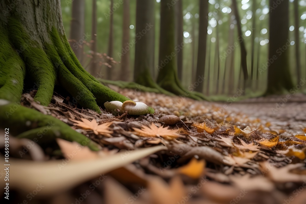 ia generated. mushrooms in the forest ia generated. mushrooms in the forest