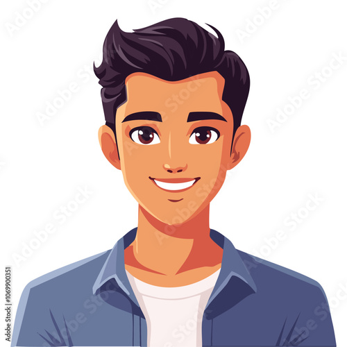 Portrait of handsome man smiling