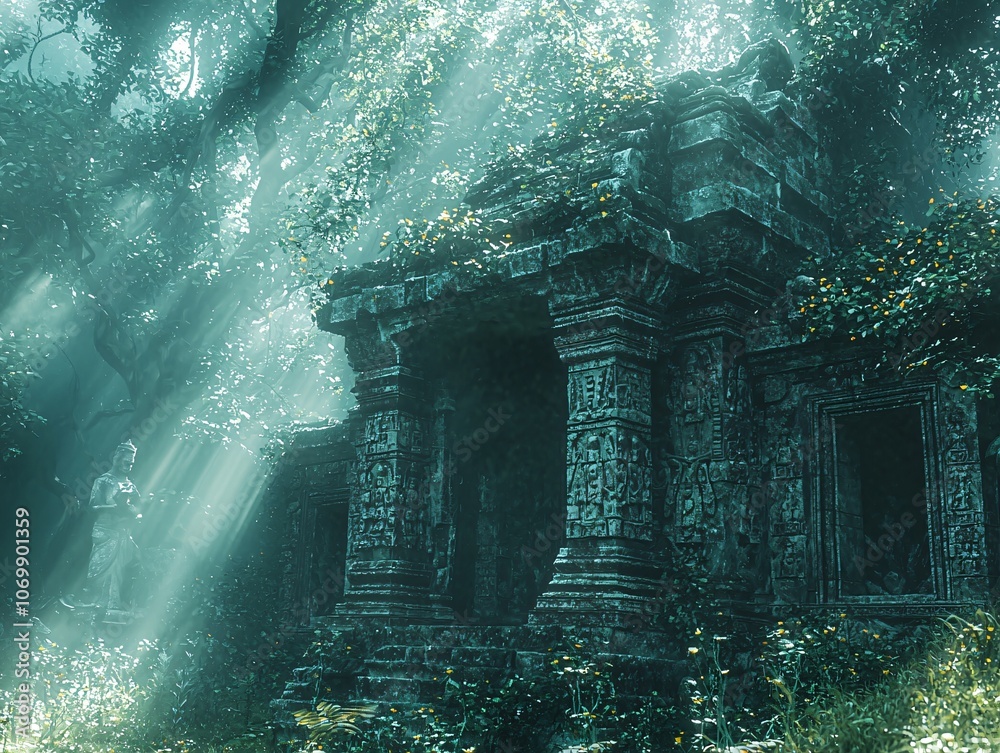 Ancient Stone Temple Hidden in the Jungle Ancient Stone Temple Hidden in the Jungle