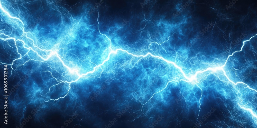 A blue background features striking white lightning bolts, creating an abstract visual effect. The bold contrast of blue and white captures attention effectively. A blue background features striking white lightning bolts, creating an abstract visual effect. The bold contrast of blue and white captures attention effectively.