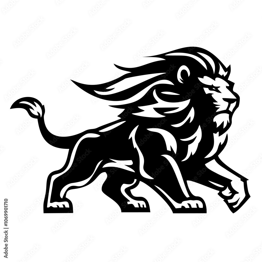 Fototapeta premium heraldic lion vector