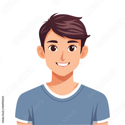 Portrait of handsome man smiling