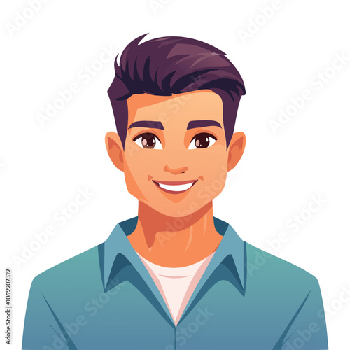 Portrait of handsome man smiling