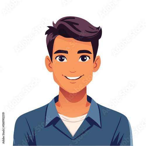 Portrait of handsome man smiling