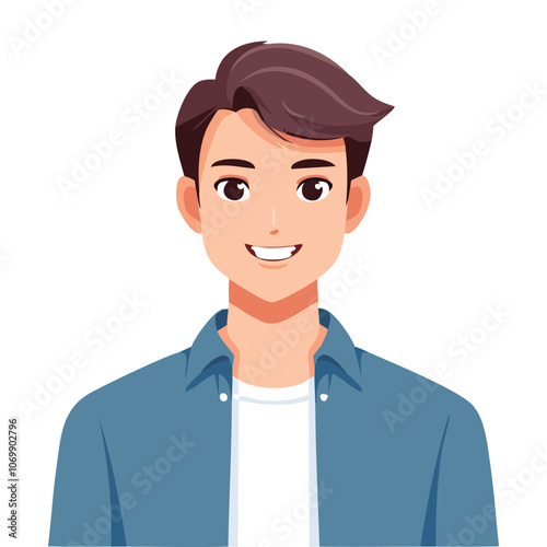 Portrait of handsome man smiling