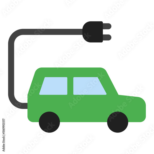 electric car icon