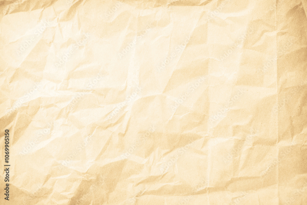 Crumpled brown paper texture background for design with copy space for text or image. Crumpled brown paper texture background for design with copy space for text or image.