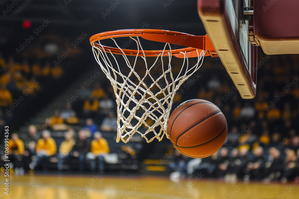 Fototapeta premium Basketball in a hoop 