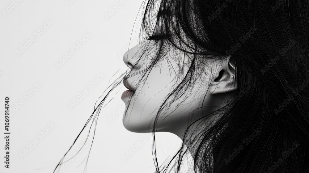 Naklejka premium portrait of a woman