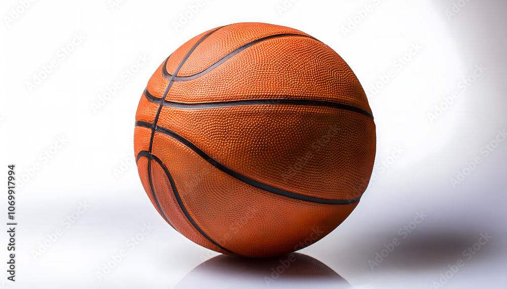 Basketball on isolated white background Basketball on isolated white background
