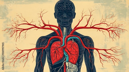 Explore the intricate human circulatory system and its functions photo
