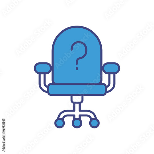 Job Vacancy vector icon stock illustration