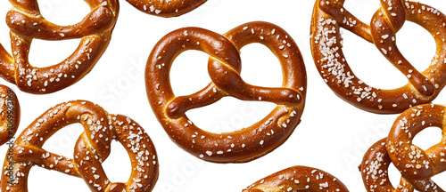 Obraz na płótnie pretzel isolated on transparent background 
