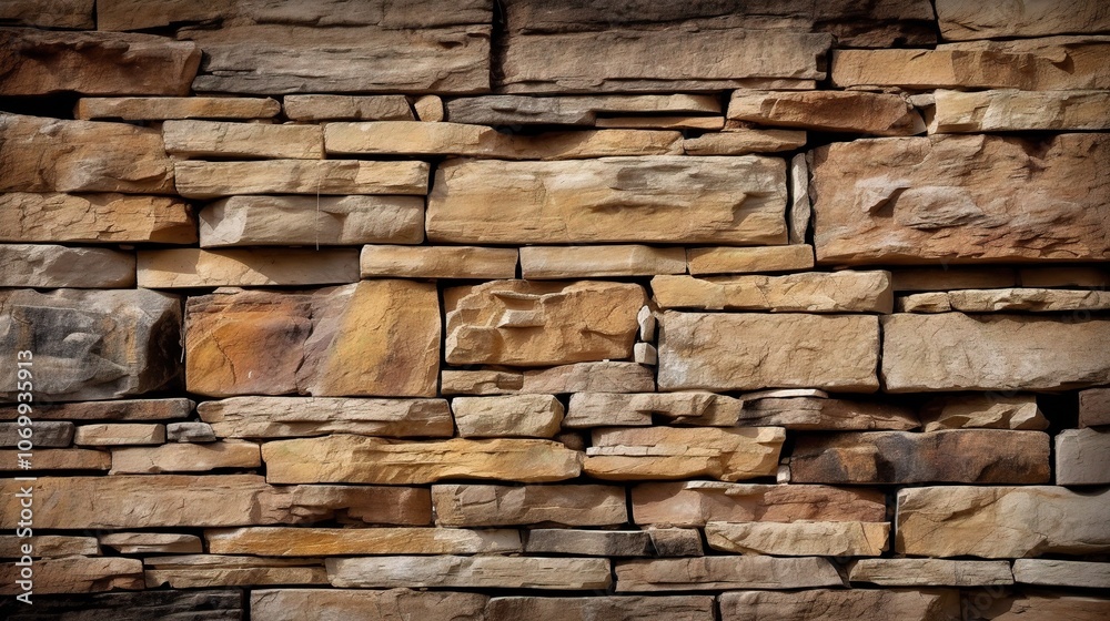 Fototapeta premium Textured Stone Wall for Design and Architecture Projects
