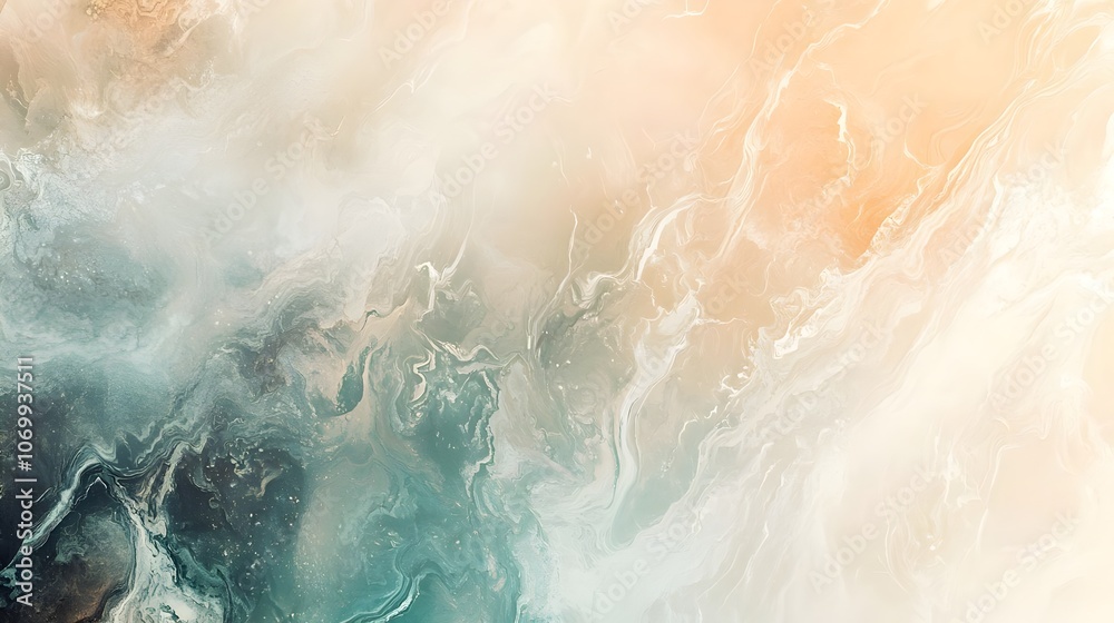 Ethereal Pastel Marble with Soft Flowing Patterns Ethereal Pastel Marble with Soft Flowing Patterns