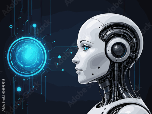 ChatGPT for Chat with AI or Artificial Intelligence. smart AI or artificial intelligence using an artificial intelligence chatbot developed by OpenAI.