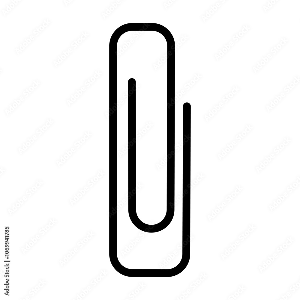 Paper clip vector icon Paper clip vector icon