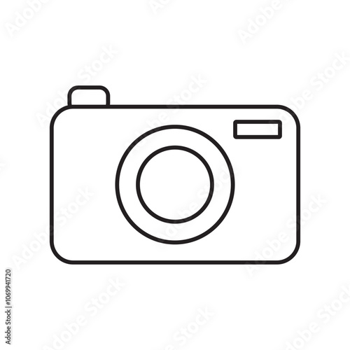 Photo camera vector icon