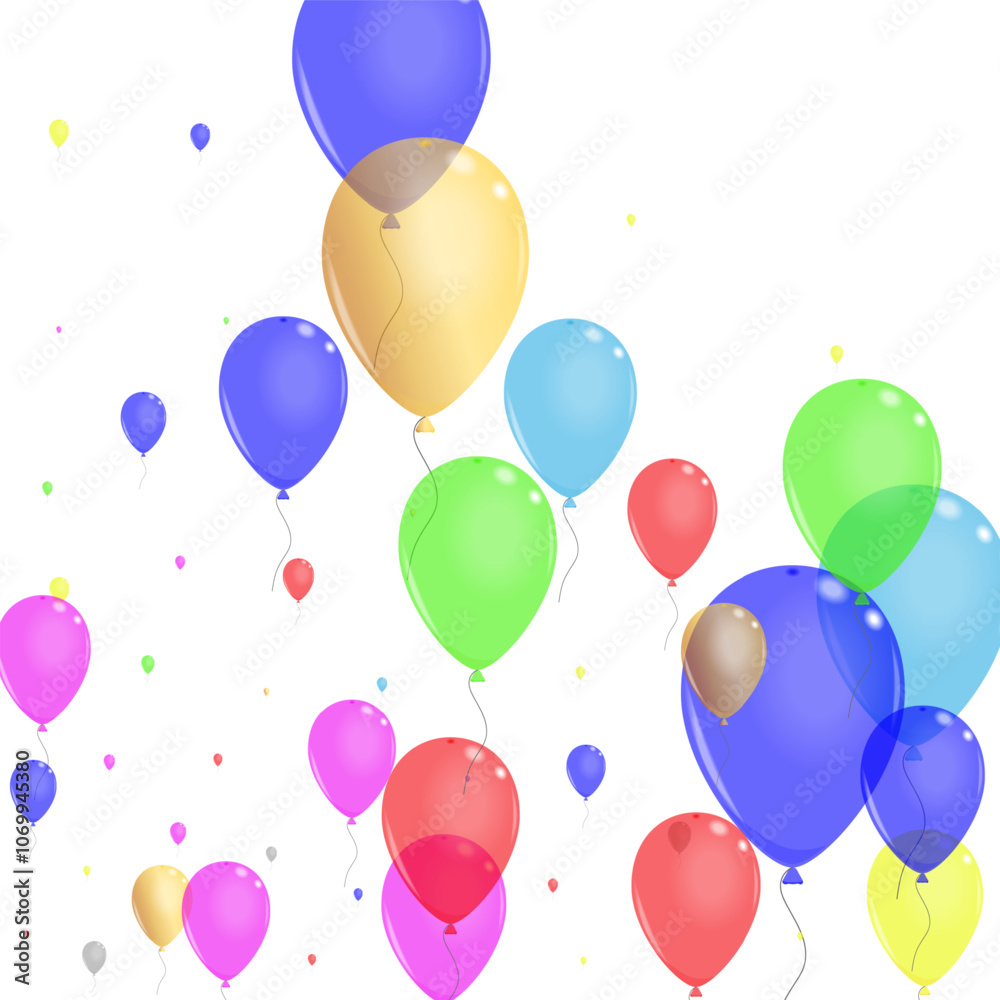 Pink Balloon Background White Vector. Surprise Rainbow Frame. Yellow Entertainment. Bright Flying. Balloon Isolated Set. Pink Balloon Background White Vector. Surprise Rainbow Frame. Yellow Entertainment. Bright Flying. Balloon Isolated Set.