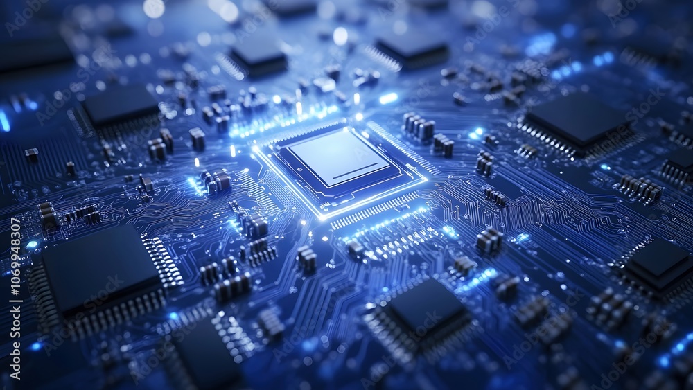 Technology chip circuit board background Technology chip circuit board background