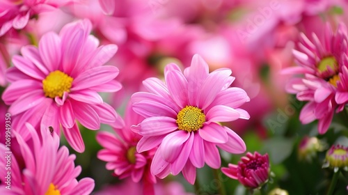 beautiful flower pink background,Enchanting Pink Floral Symphony