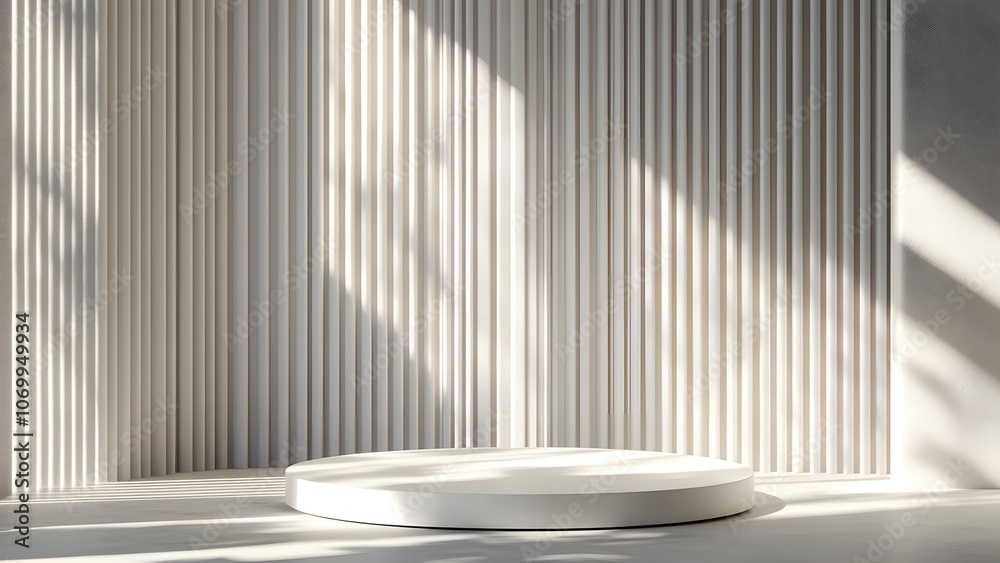 white podium with curtains white podium with curtains