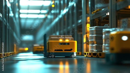 Automated organized warehouse logistics efficiency inventory control order fulfillment space optimization