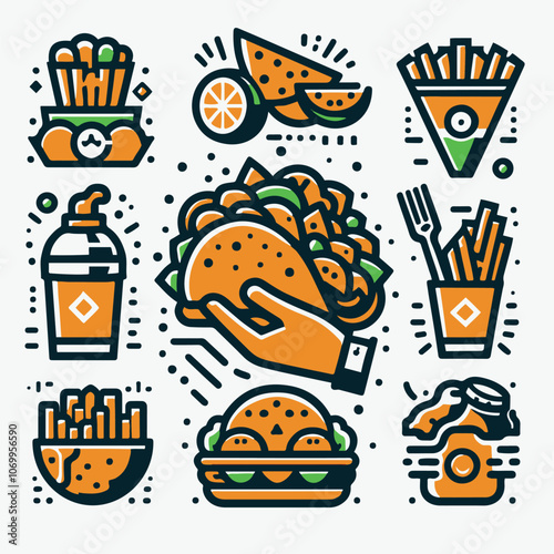tacos logo illustration