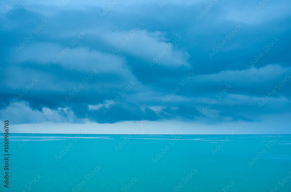 Orage de grêle sur le lac Léman Orage de grêle sur le lac Léman