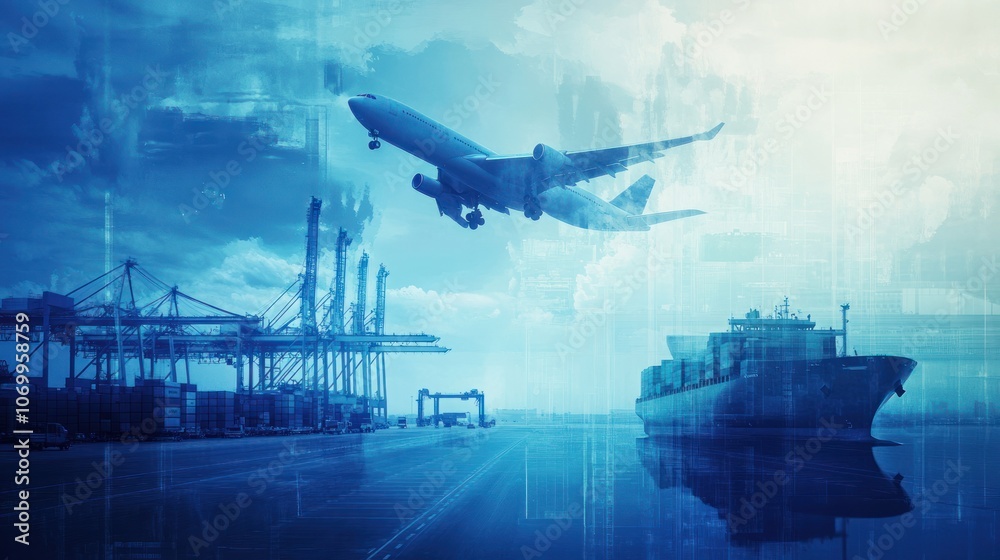 Images of various transportation vehicles are blended together in a stunning way. Images of various transportation vehicles are blended together in a stunning way.