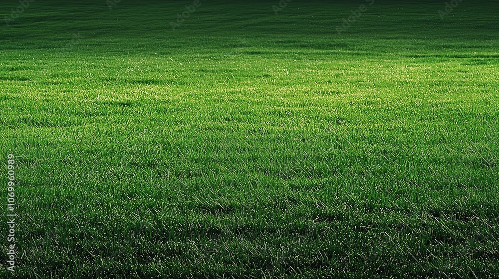 Lush Green Grass Texture for Background and Design Use