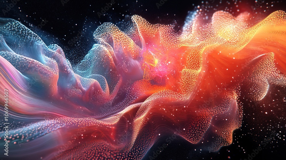 Abstract Visualization of Human Anatomy Stomach Visualization Abstract Visualization of Human Anatomy Stomach Visualization