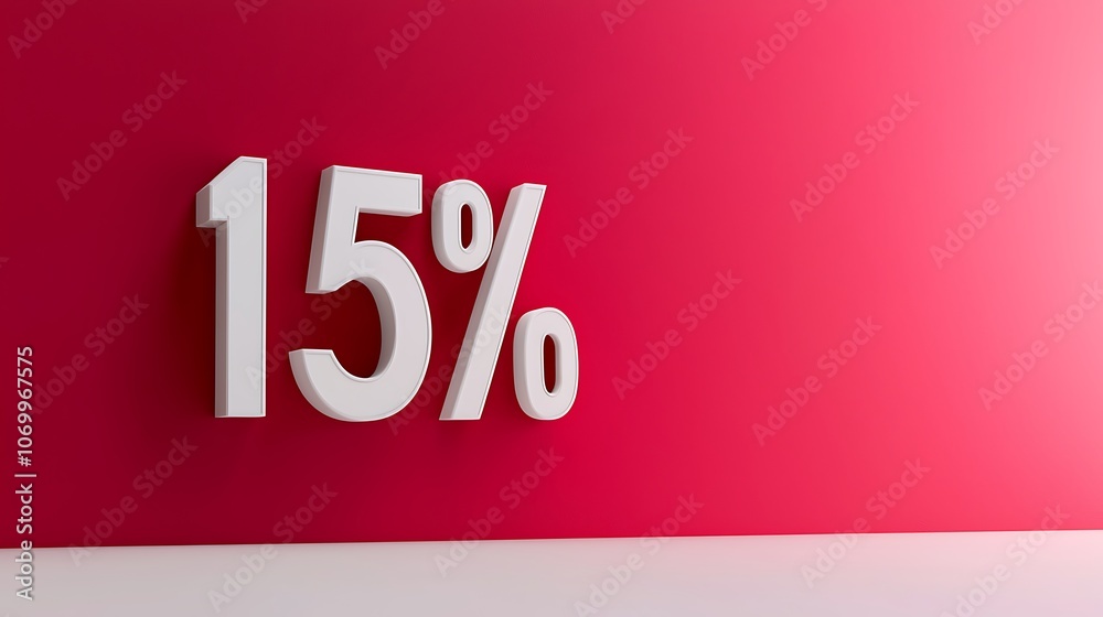 A vibrant red backdrop highlights the bold white numeral A vibrant red backdrop highlights the bold white numeral