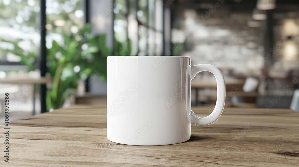 • Elegant Minimalist Mug Mockup for Branding Presentation • Elegant Minimalist Mug Mockup for Branding Presentation