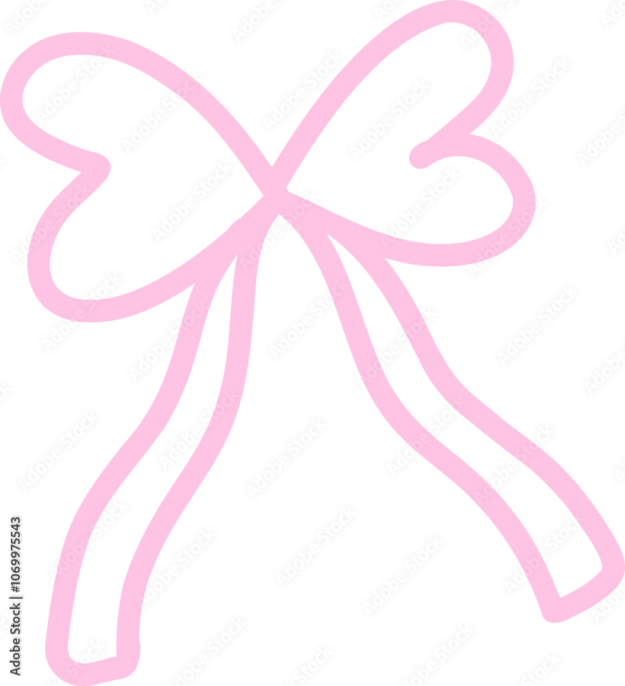 coquette pink ribbon bow coquette pink ribbon bow