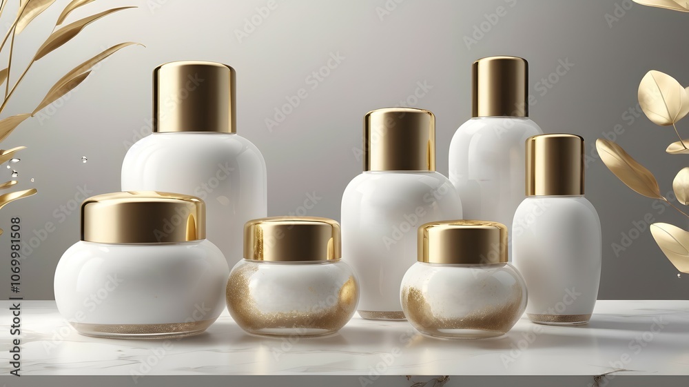 Bottles of perfume, nail polish, and nail polish isolated on white background, showcasing a variety of beauty and hygiene products Bottles of perfume, nail polish, and nail polish isolated on white background, showcasing a variety of beauty and hygiene products