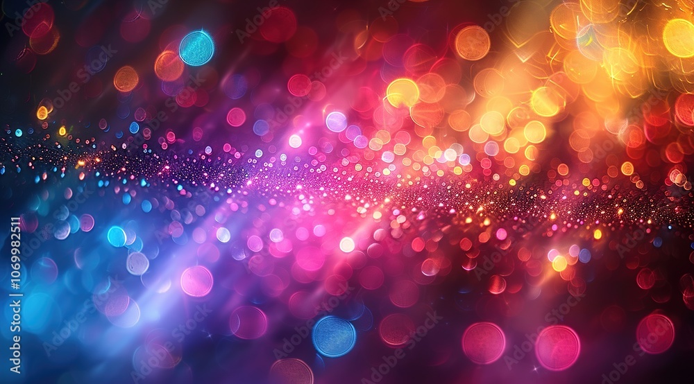 Abstract background with holographic rainbow flare. Abstract background with holographic rainbow flare.