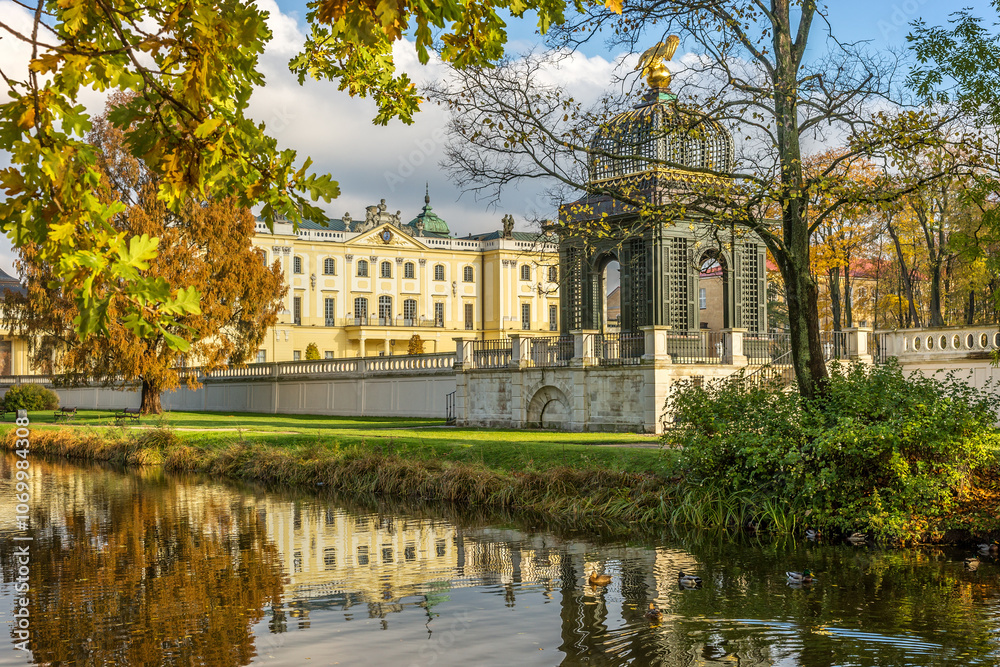 Garden in the Branicki Palace Bialystok Poland Garden in the Branicki Palace Bialystok Poland