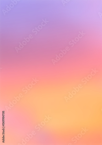 Abstract background in pastel pink and yellow gradient color vector illustration for web banner, poster, flyer and brochure