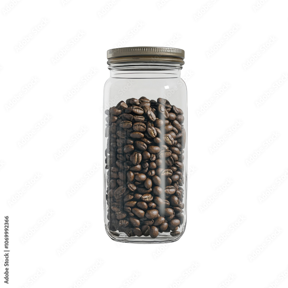jar of beans on transparent background jar of beans on transparent background