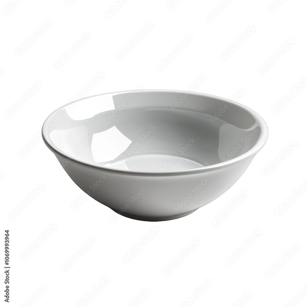 empty white bowl on transparent background empty white bowl on transparent background