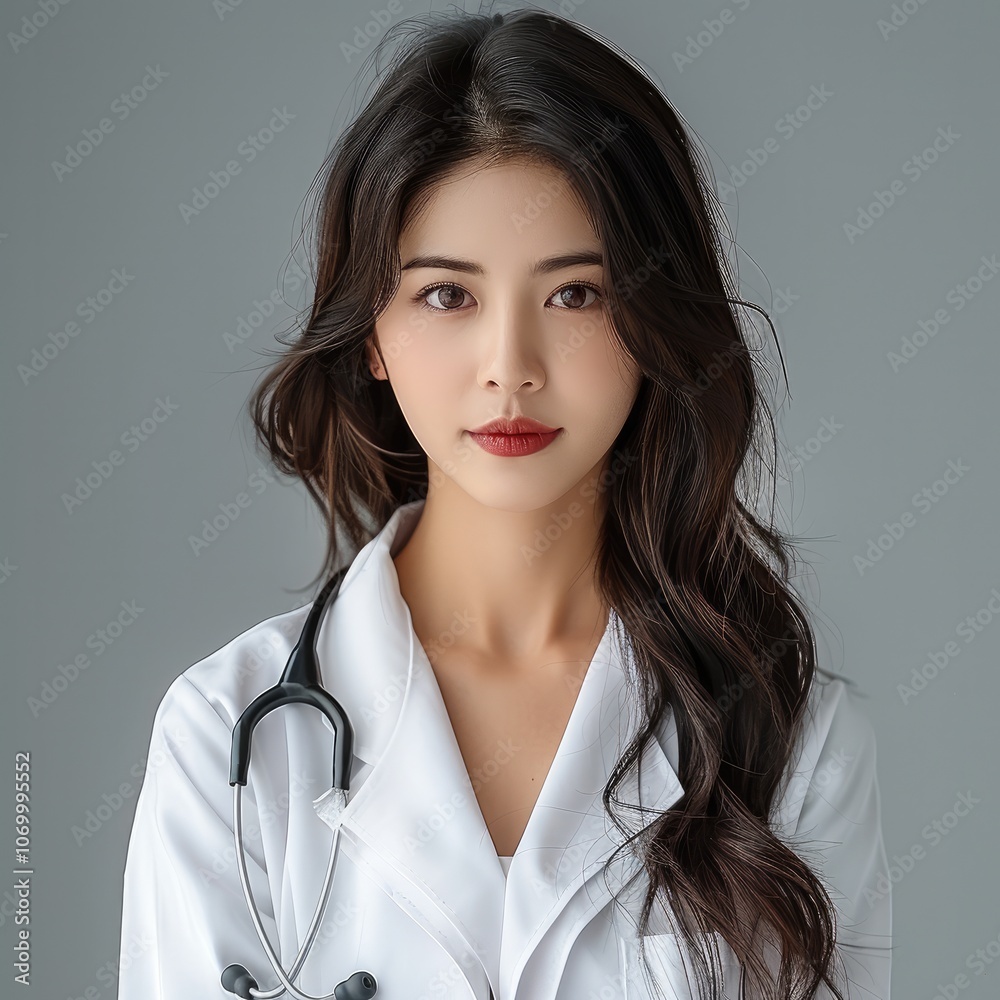 A professional health doctor, woman, Chinese. A professional health doctor, woman, Chinese.