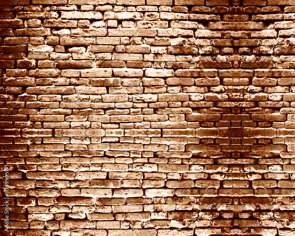 Obraz premium Rough ancient brick wall surface