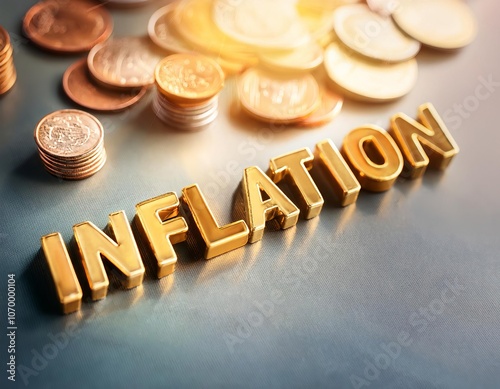 Inflation affecting global economy, rising prices and financial crisis