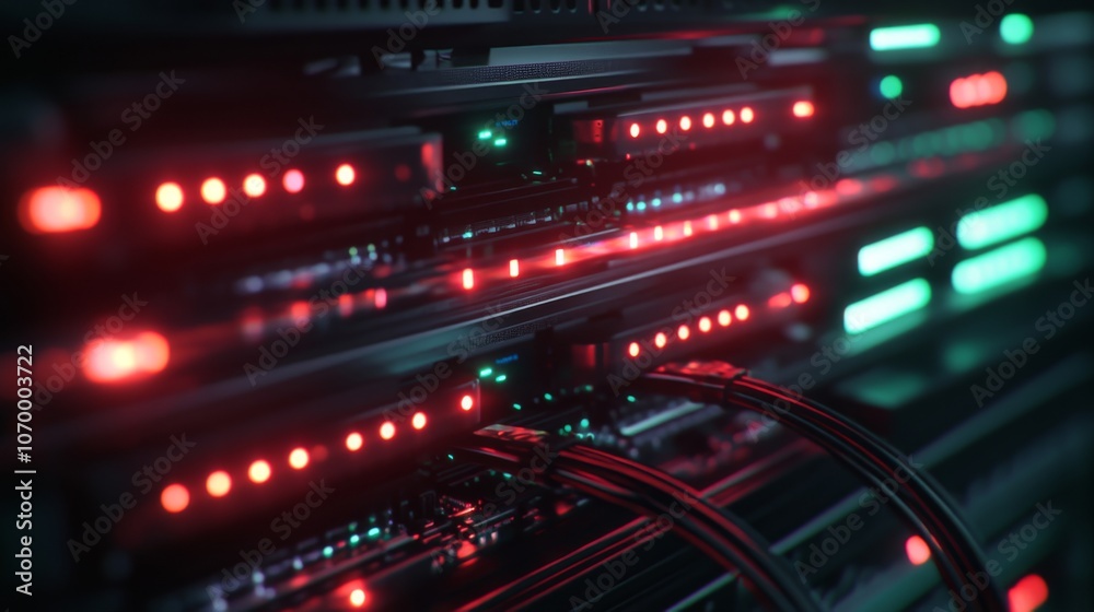 Intricate Server Room Technology Intricate Server Room Technology